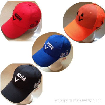 Adjustable Golf Cap Male Outdoor Sport Summer Cap with Football Pattern Lines